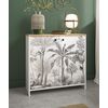 Motoco Κονσόλα - Ντουλάπι Αποθήκευσης 80x36x77εκ. White - Ceruse Chestnut