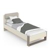 Camillia Κρεβάτι Μονό 96x204x90εκ. ( για Στρώμα 90x200εκ. ) Angora Grey/clay Grey/oak