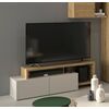 Craft Έπιπλο Τηλεόρασης με 2 Πόρτες 155/136x45/36x50/33εκ. Artisan oak / Grege