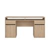 Function Plus Γραφείο με 2 Ντουλάπια και 2 Συρτάρια 149x48x77,4εκ. Jackson Hickory