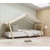 Lodge Κρεβάτι Παιδικό Μονό 223,2x105,5x129,7εκ. ( για Στρώμα 90x200εκ. )  Hamilton oak / White με Τάβλες Στήριξης Στρώματος