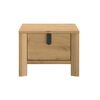 Lugano Κομοδίνο με ένα Συρτάρι 49x38x37εκ. Artisan oak