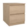 Naia Κομοδίνο με 2 Συρτάρια 40,4x50x49,5εκ. Jackson Hickory