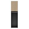 Nael Ντουλάπα με 1 Πόρτα 100x60x200εκ.  Rookwood oak