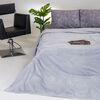 Κουβέρτα flannel  Υπέρδιπλη 220x240cm melinen home tokyo light grey 100% polyester /Γκρι Ανοιχτό