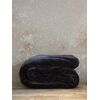 Κουβέρτα Βελουτέ Μονή 160x220 Coperta - Black