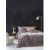Κουβέρτα Βελουτέ Μονή 160x220 Coperta - Cigar Beige