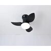 Se led f65 Adam Black fan 30w*2 Smart With Control 65x65x20cm 3000k-6500k 85-265v 2 Years Warra