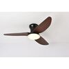 Se led F100 Windy Black-Brown fan 30w*2 Smart With Control 100x100x50cm 3000k-6500k 85-265v 2