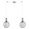 Se21-nm-4-nm2-gr2 Adept Tube Nickel Matt Pendant Black Metal Grid+