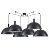 Se21-bl-4-bl6-Ms50 Adept Tube Black Metal Shade Pendant+