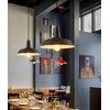 Se21-bl-35 Space Pendant Lamp Black e27 35x100cm Ip20 220v 2 Years Warranty