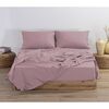 Σεντόνι king size Μεμονωμένο Με Λάστιχο 180x200+35 nef-nef basic 1213-amethyst 100% Βαμβάκι Πενιέ 14