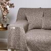 Ριχτάρι Τριθέσιο 180x300cm Ζακαρ aslanis home athos Μπεζ/ Καφέ 680136