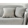 Διακοσμητικό Μαξιλαράκι ro-ca-mo Silver 42x42 guy Laroche Lilac-Silver 100% Μικροφίμπρα / Καστόρι (Suede)