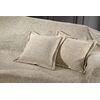 Διακοσμητική Μαξιλαροθήκη Rosana Cream 45x45 guy Laroche  50% Cotton -50% Chenille