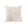 Γούνινο Διακοσμητικό Μαξιλαράκι Crusty Ivory 45x45 guy Laroche  100% Polyester art fur Ultrasoft