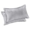 Ζεύγος Διακοσμητικά Μαξιλάρια Mondo Silver 50x70 guy Laroche  100% Flannel