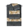Σετ 3τμχ. Πετσέτες Μπάνιου Finesse Anthracite-Golden guy Laroche  100% Cotton 500 Gr/m 2