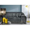 Ριχτάρι Πολυθρόνας Envy Titanium 170x150 guy Laroche Anthracite 50% Cotton -50% Chenille