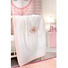 Βρεφική Κουβέρτα Corona Πικέ 110x150 Saint Clair Pink 100% Βαμβάκι