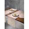 Τραβέρσα 2040 Pink Beige Laser cut 40x160 Saint Clair  100% Πολυεστερα