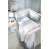 Σετ Βρεφική Προίκα Lapin Blue 6τμχ. Saint Clair Blue 100% Βαμβάκι