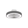 Estia Ανεμιστηρας Οροφης Halo Flow 50cm 15w με cct led Φωτισμο 45w & Τηλεχειριστηριο Γκρι