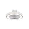 Estia Ανεμιστηρας Οροφης Halo Flow 50cm 15w με cct led Φωτισμο 45w & Τηλεχειριστηριο Λευκος