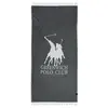 GREENWICH POLO CLUB ΠΕΤΣΕΤΑ ΘΑΛΑΣΣΗΣ 85Χ170 3905 ΙΒΟΥΑΡ, ΜΑΥΡΟ