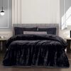 GREENWICH POLO CLUB ΚΟΥΒΕΡΤΑ VELOUR ΜΟΝΗ 3440 ΜΑΥΡΟ