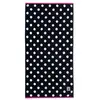 Greenwich Polo Club Πετσετα Θαλασσης 90χ170 4068 Black, Fuschia