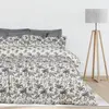 Das Home σετ Σεντονια Μονα με Λαστιχο Casual 5429 Ecru, Grey