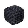 Das Home Διακοσμητικο Πουφ 43χ43χ40 2271 Black