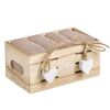DAS HOME ΣΕΤ ΠΕΤΣΕΤΕΣ 4ΤΕΜΑΧΙΩΝ SOFT 4008 TAUPE