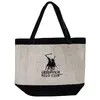 GREENWICH POLO CLUB ΤΣΑΝΤΑ ΘΑΛΑΣΣΗΣ 55Χ40 3858 ΕΚΡΟΥ, ΜΑΥΡΟ