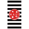 MAUI 5829 ΠΕΤΣΕΤΑ ΘΑΛΑΣΣΗΣ 75Χ150 ΚΟΚΚΙΝΟ, ΜΑΥΡΟ