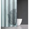 Κουρτίνα Μπάνιου Seawater des 621 sky με Κρίκους 240x185 Saint Clair  100% Polyester