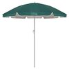 Estia Ομπρελα Θαλασσης Teal Green με Προστασια upf 50+ Μεταλλικη 1.8m