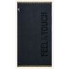 Πετσέτα Θαλάσσης Sunny Black Feel and Touch  100% Cotton