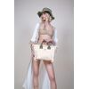 Τσάντα Χειρός Caribbean Ammos - Khaki Feel and Touch  100% Cotton