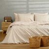 Παπλωματοθηκη Μονη Nika Ecru/beige Casual Line (165x245)