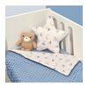 Oliver Baby Des.414 Minky Κουβέρτα Κούνιας Διπλής Όψης ραφ 100x150