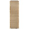 Χαλί Zigk Zagk Taupe 60x200 guy Laroche  50% Jute - 50% Cotton