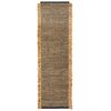 Χαλί Zigk Zagk Black 60x200 guy Laroche  50% Jute - 50% Cotton