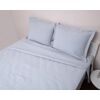 Κουβέρτα Polycotton Ημίδιπλη 170x260 Δήλος Γκρι