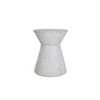 Σκαμπό Biella Terazzo Grey Black (35x35x44) Soulworks 0800001