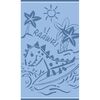 Παιδικη Πετσετα Θαλασσης Dinosaur Surfer Blue (70χ120)