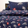 Σετ Παιδικές Μαξιλαροθήκες 50x70 melinen kids line planet blue 100% Βαμβάκι