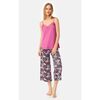 Γυναικεία Πυζάμα minerva l violet-floral 90-52556